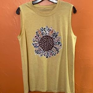 Wild Sunflower Tank Top